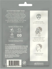 Detoxifying Charcoal Sheet Mask with Honey