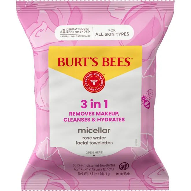Micellar Makeup Removing Towelettes with Rose Water